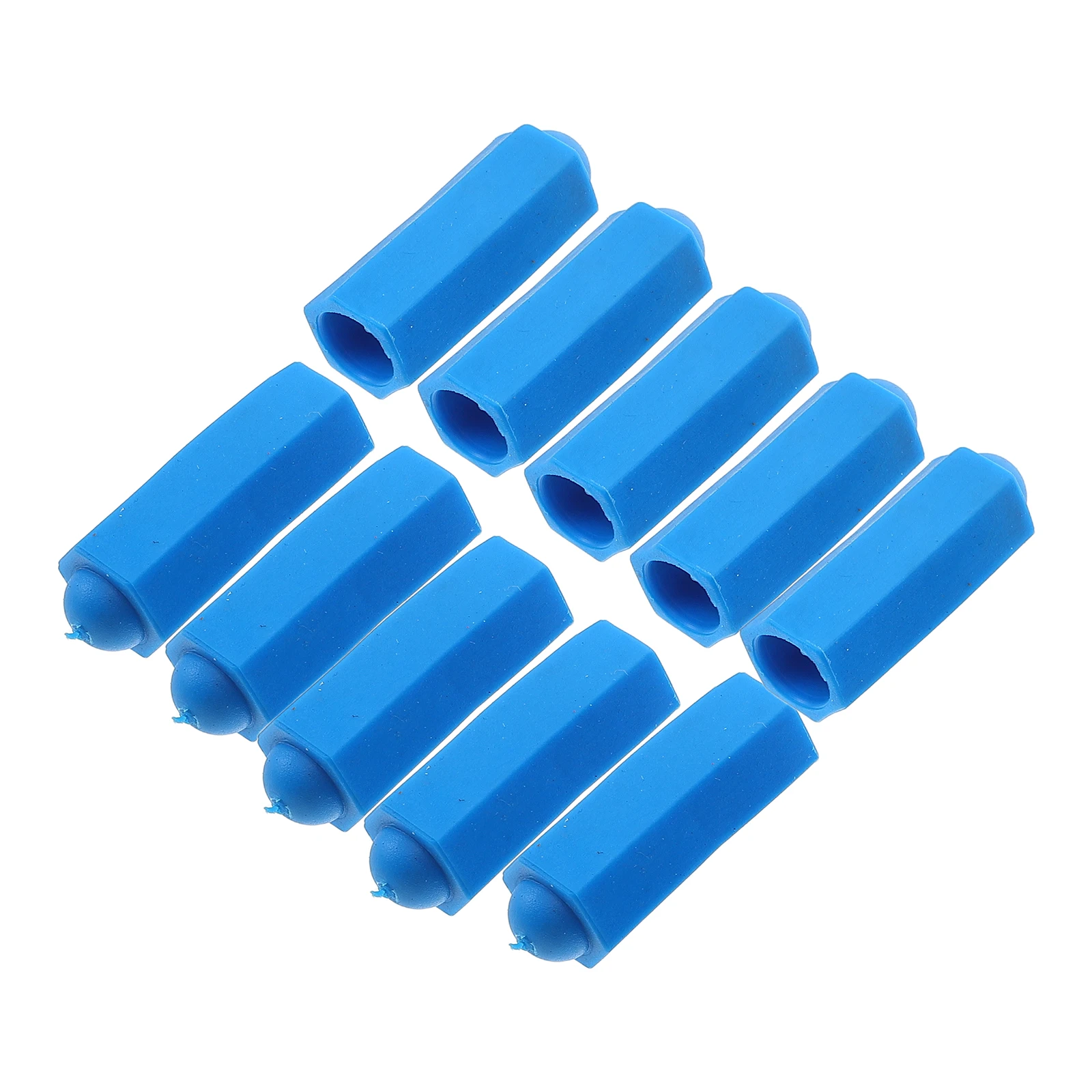 

10 Pcs Non-slip Billiard Cue Protective Cover Rubber Billiards Pool Accessories