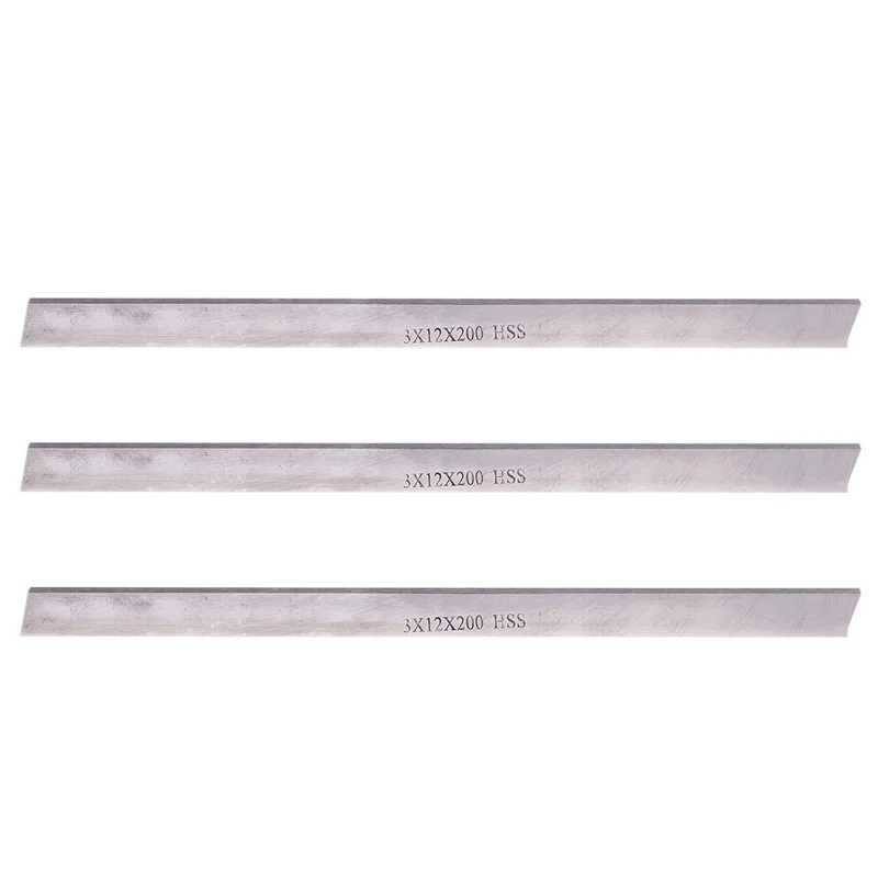 

A53Q-3 шт. 3 мм х 12 мм х 200 мм лезвия из быстрорежущей стали практичный инструмент токарный станок бит из быстрорежущей стали