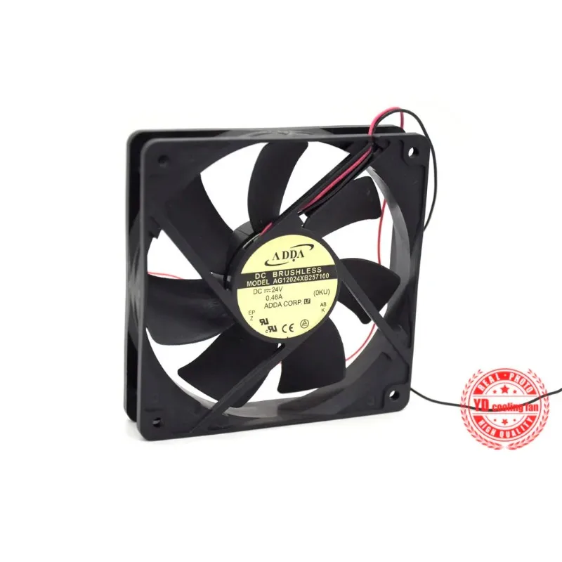 JFG For   ADDA AG12024XB257100 1225 24V 12CM high air volume cooling fan