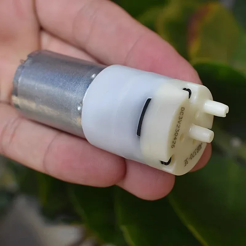 

JQB370-3E DC 3V 3.7V Small Mini 370 Motor Diaphragm Air Pump Vacuum Pump Negative Pressure Self priming Suction Pump Monitor