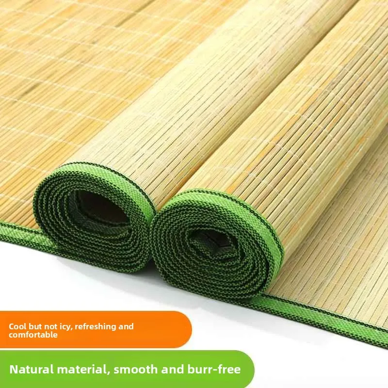 

Summer Single Person Bamboo Cooling Mat 20x90cm Dormi Bedding Student Dormi Upper Lower Bunk Bed 0.8m 0.9m .2m