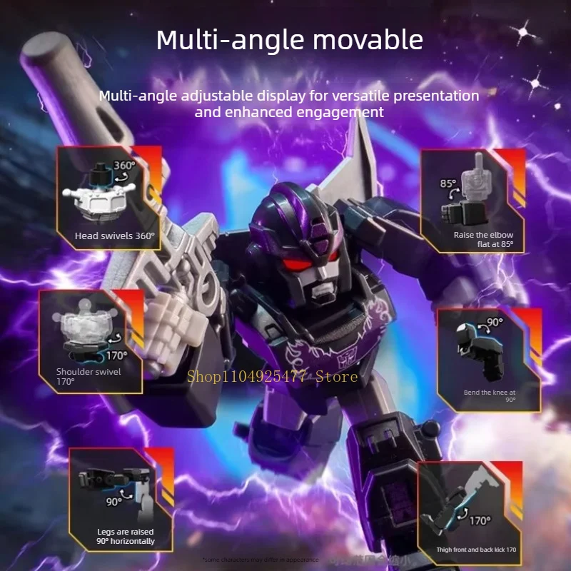 Blokees Building Blocks Transformers Stars Edition Generation 6 Megatron Mini Collectible Gift for Boys Creative Toy