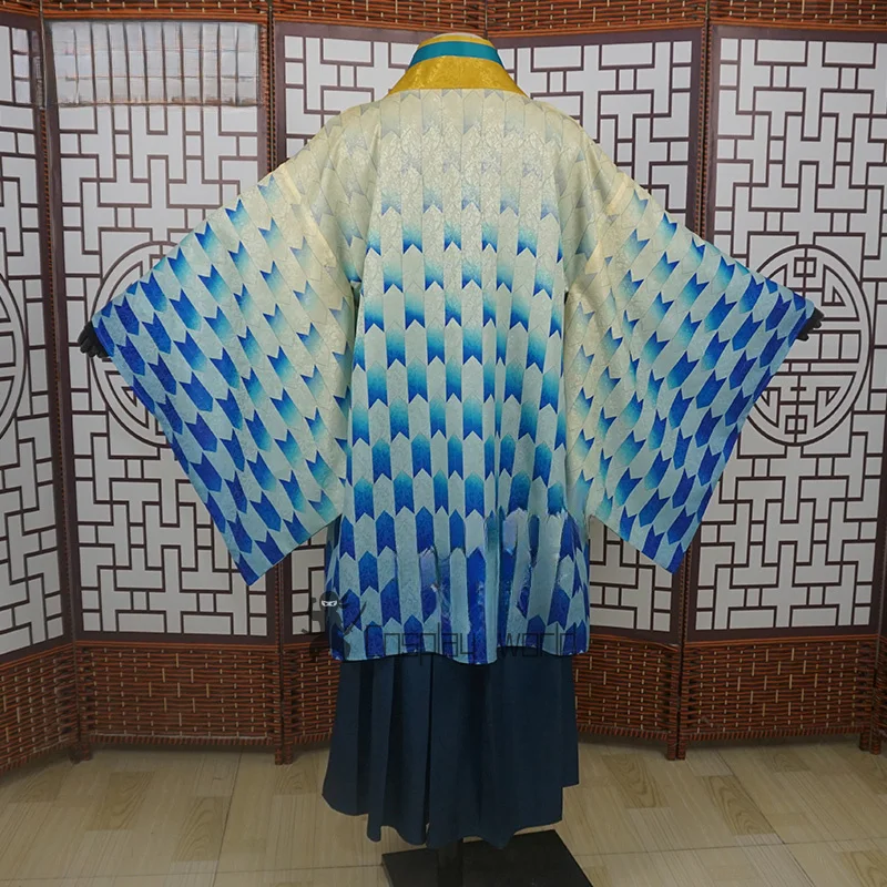 شيطان القاتل تأثيري ازياء Hashibira Inosuk عباءة كيمونو أنيمي موحدة الكبار تمويه هالوين ملابس لعب الأدوار #5