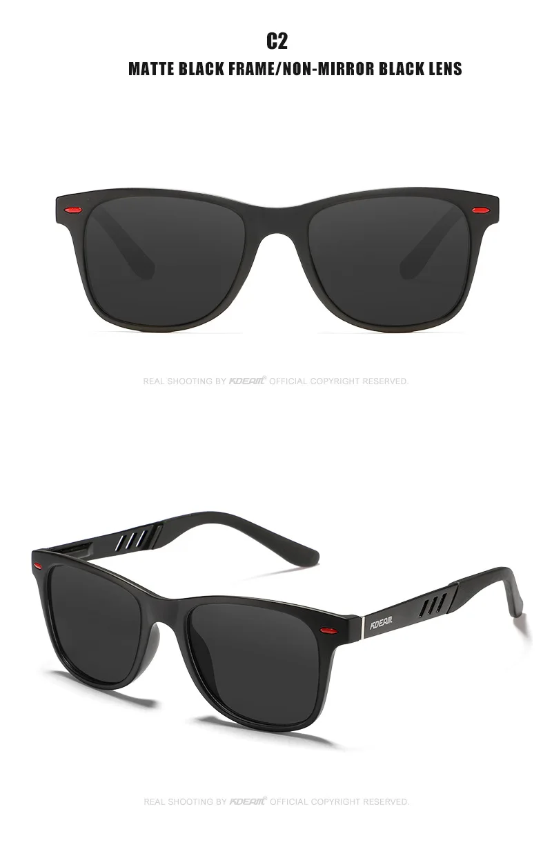 KDEAM Aluminium Magnesium Polarisierte Myopie Sonnenbrille Männer Frauen Fahren Brillen Outdoor Casual UV400 -0,50 bis -6,00 – Detail 10