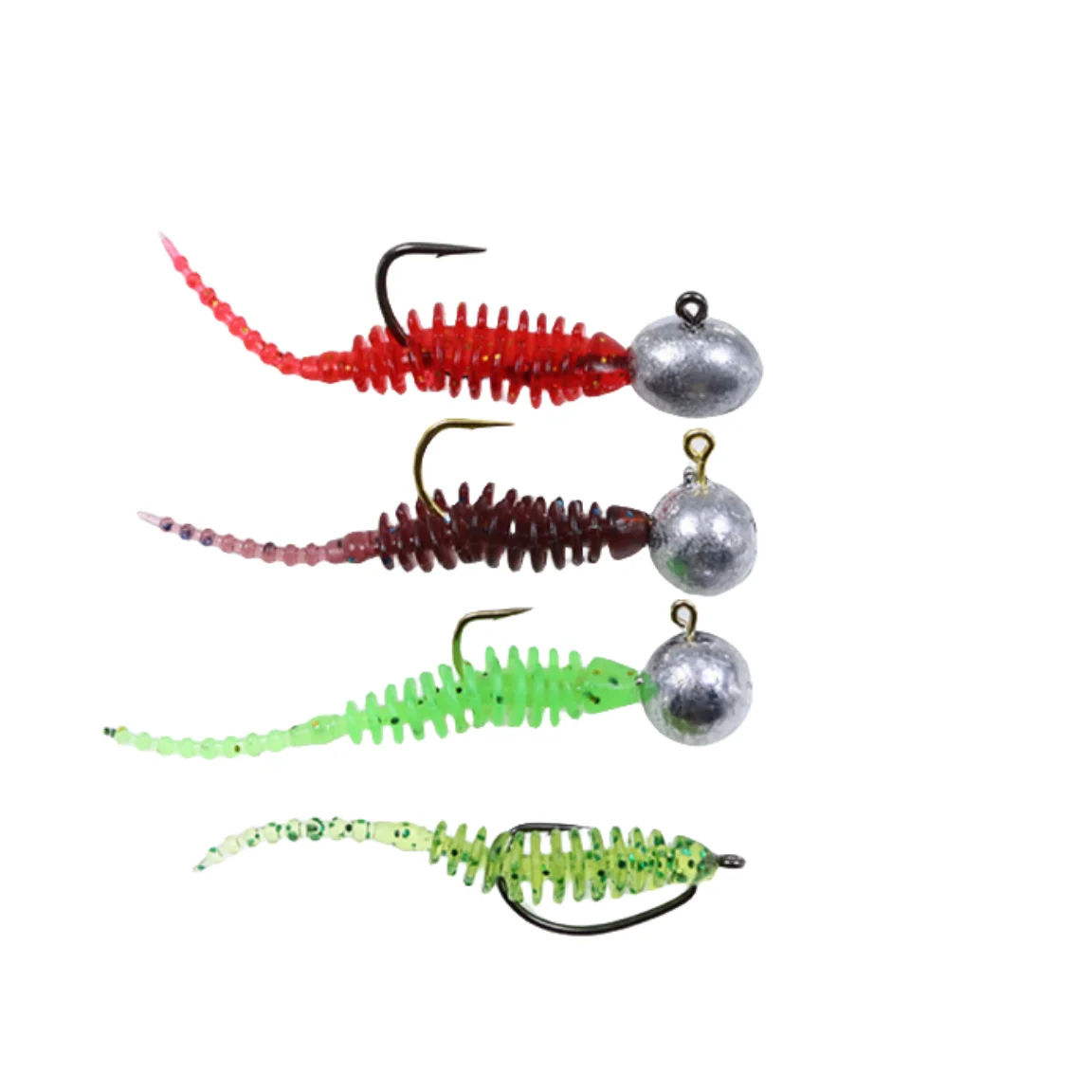 New 10pcs Wobblers mini Ocean Rock Fishing Soft Lures Rubber Soft Baits 3.5cm 0.2G Soft Worm Artificial Baits Bass Silicone Fish