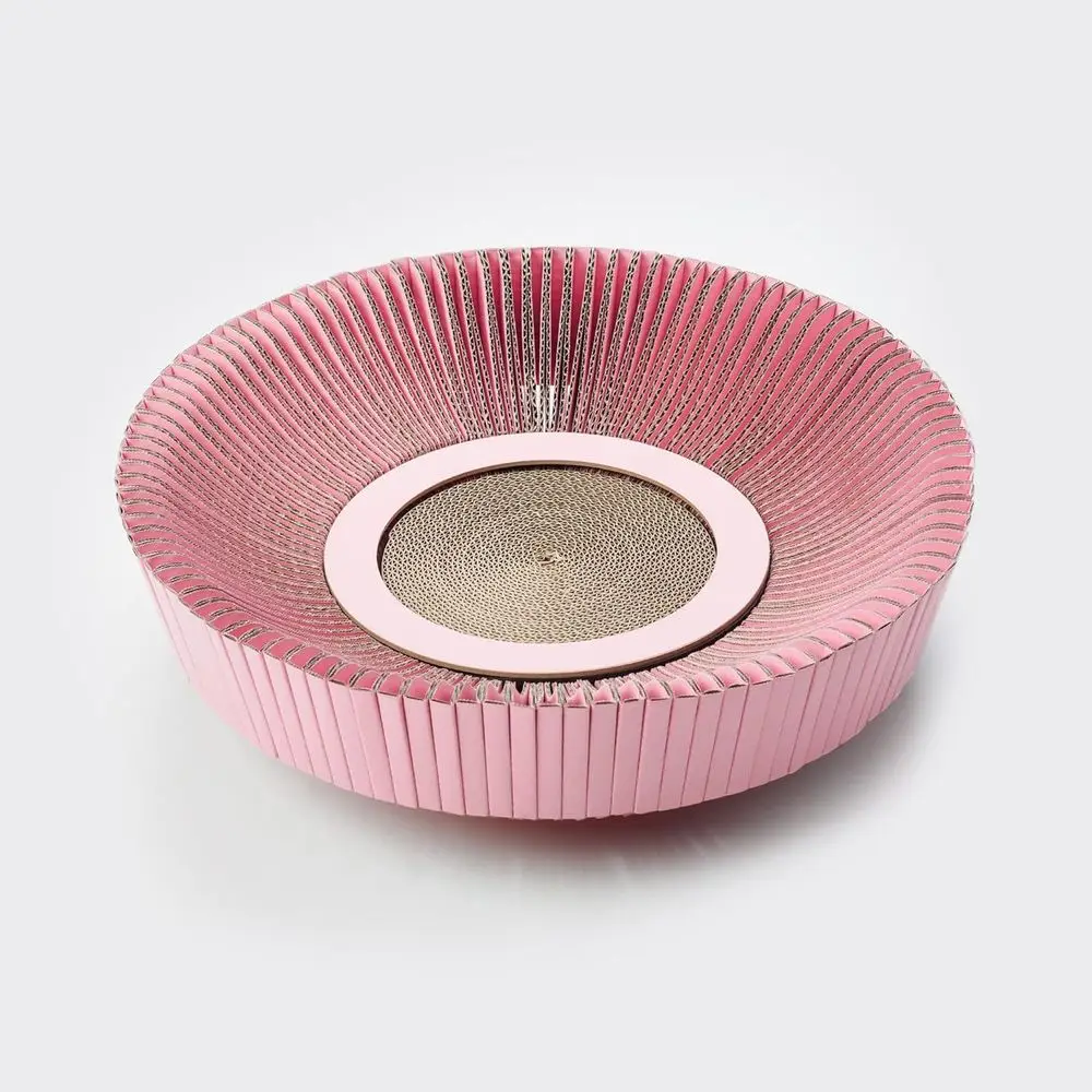 

Pink Cat Scratching Lounge Bed - Rub, Rest, Scratch (Assembled Set)