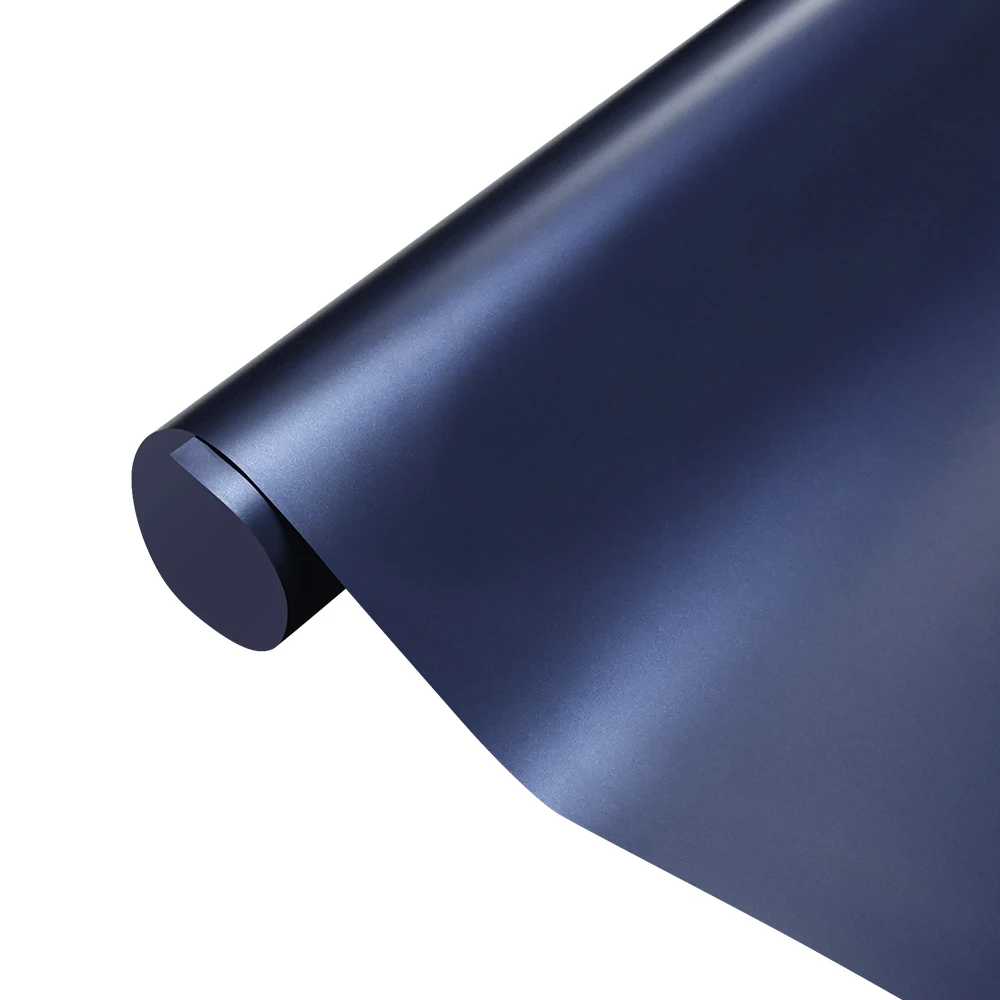 PET Mugello Blue Car Vinyl Film Frosted PVC Self-Adhesive Waterproof Scratch Resistant Sticker Auto Motorcycle Body Wrap Decal