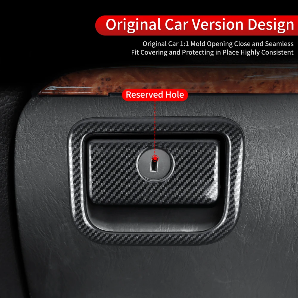 

For 2003-2009 Toyota Land Cruiser Prado 120 LC120 Fj120 Dashboard Storage Box Handle Sticker Interior Upgraded Accessories