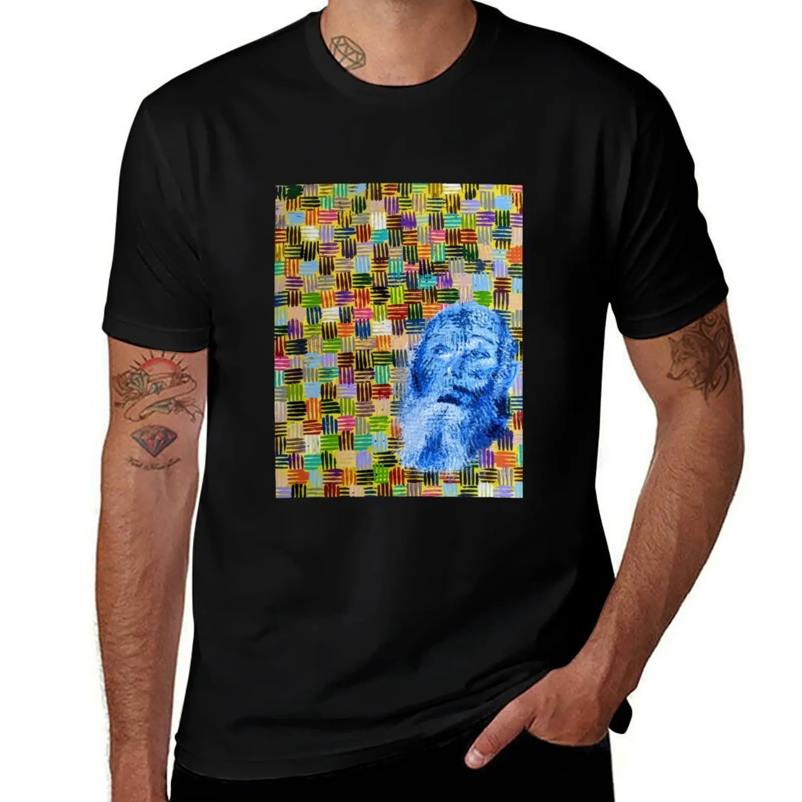 fork man expanded T-Shirt Plus Size Summer Short Sleeve T-Shirt