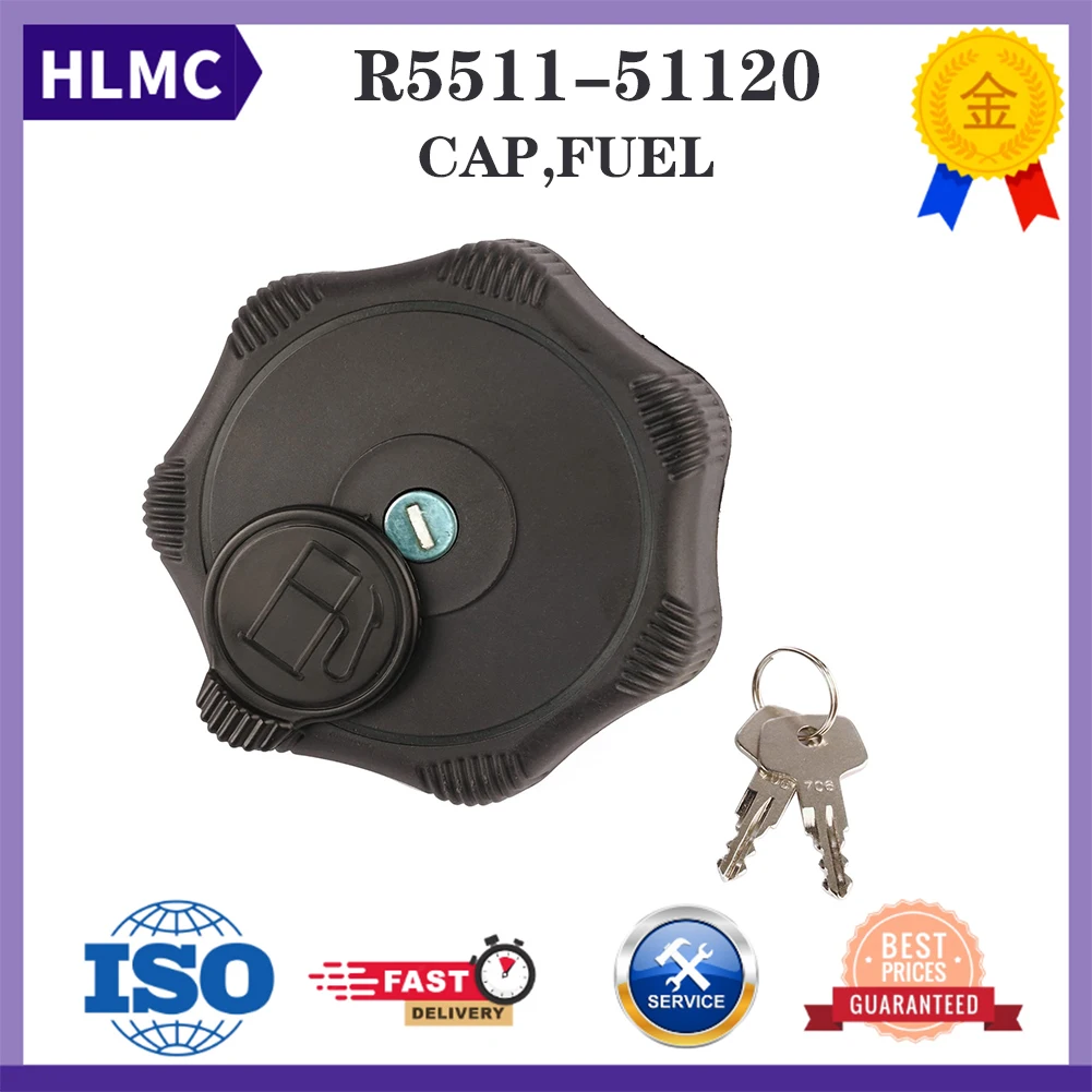 

R5511-51120 Fuel Cap Kubota KX018-4 KX033-4 KX040-4 KX057-4 R530 R540 R630 SVL65-2 SVL65-2C SVL95-2SC SVL97-2 U35-4