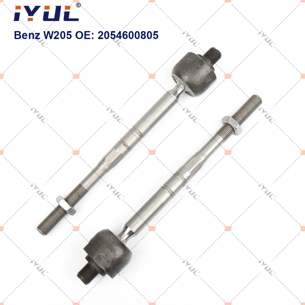 

IYUL A Pair Front Axle Inner Steering Tie Rod Ends Ball Joint For Mercedes Benz C-Class W205 T-Model S205 A2054600805