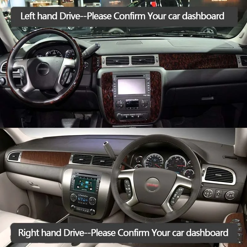 For Chevrolet Suburban GMC Yukon GMT900 2007~2014 2008 2009 Anti-Slip Mat Dashboard Cover Pad Sunshade Dashmat Car Accessories view 2