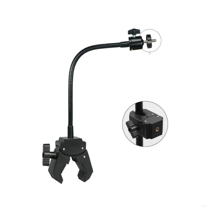 Tripod Stand Smartphones Mount Holder Featuring 360 Degree Rotating Head for Adjustable View in Live Video Secure Grip 77JC
