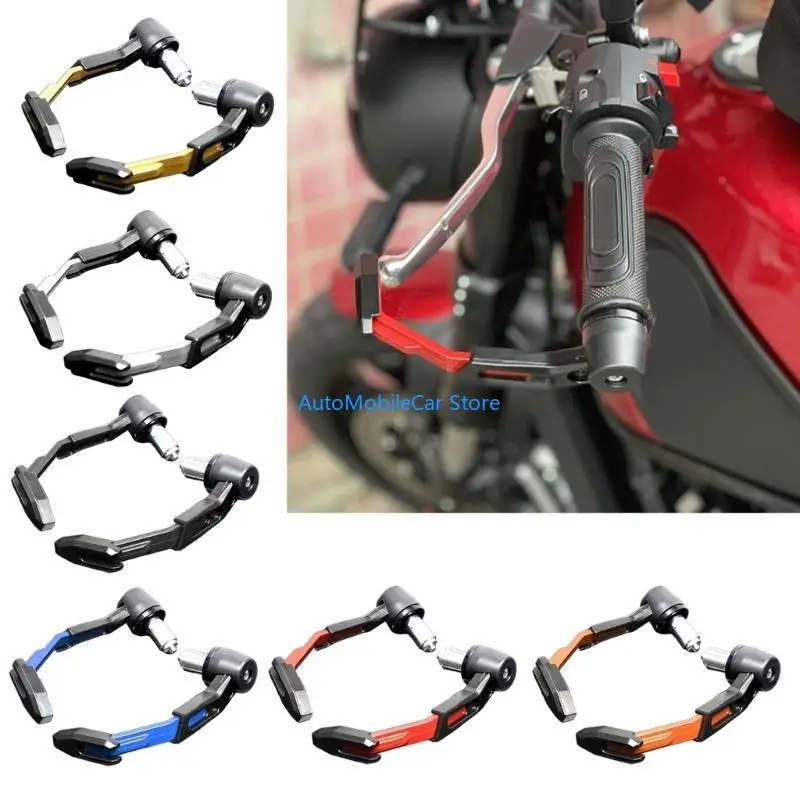 G8TE Adjustable Length Motorcycle Enthusiast Brake Lever Bows Horn Protectors Armors Guard Anticollision for Adventure Bikers
