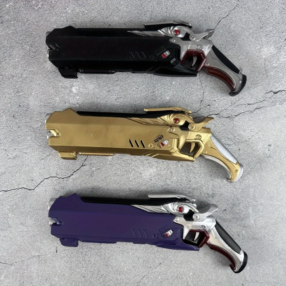 11in PU Reaper Pistol Gun Anime Overwatch Plastic Pistol Gun Cosplay Prop Real Size Japanese Katana Original Samurai Sabre Gift