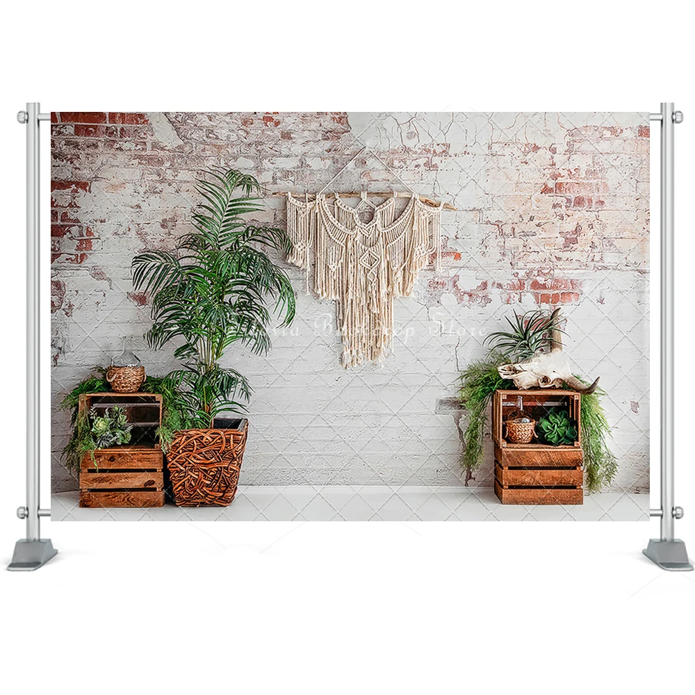 Boho Wonder Wall Photo Background Adult Birthday Kids Portrait Photography Backdrop Wedding Bride Shower Photo Studio Props