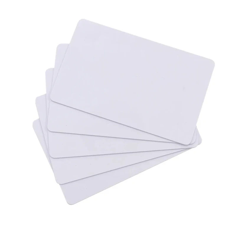 

100pcs custom Wholesale Printable Blank White 13.56mhz Ntag 213 Ntag 215 Smart Card NFC Business Card