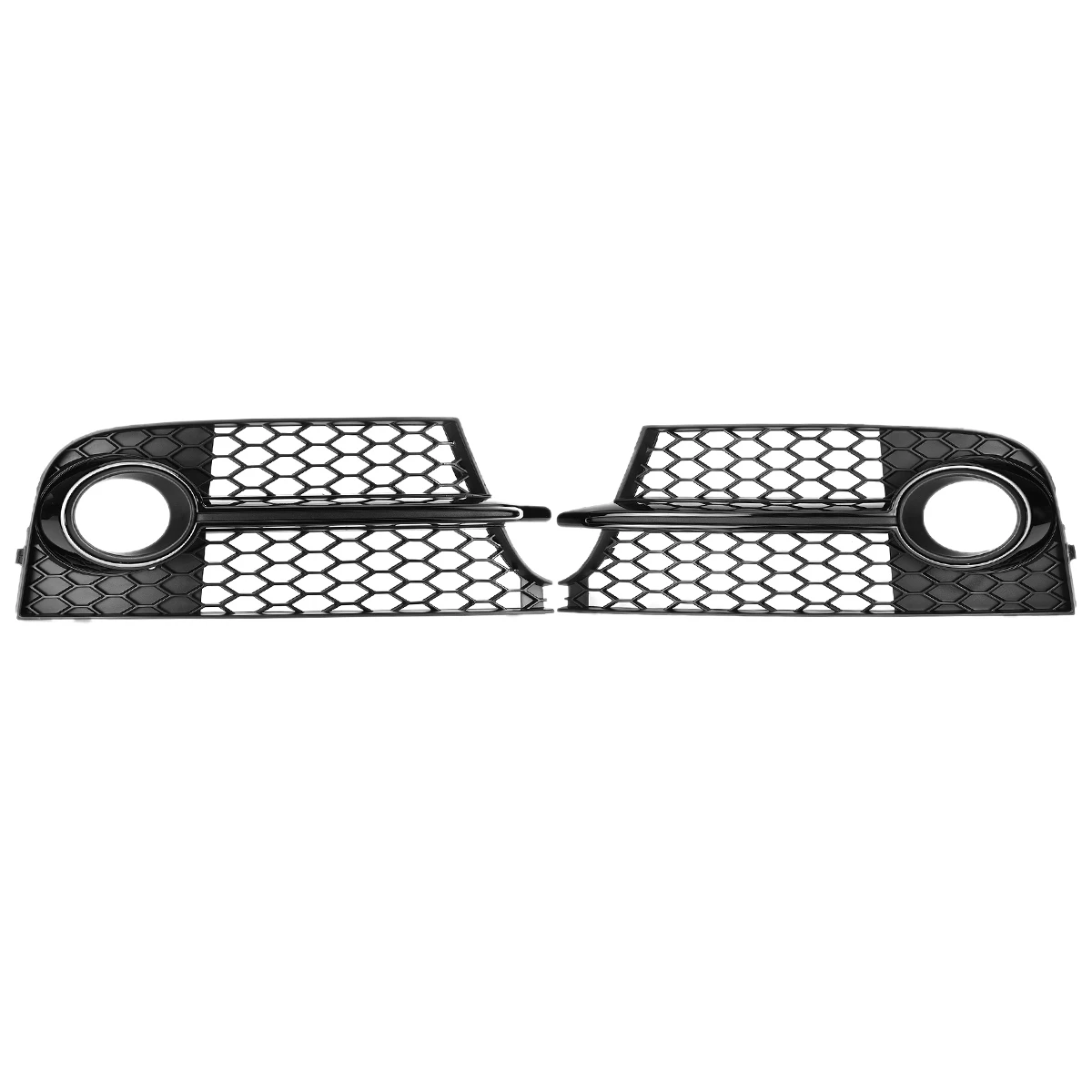 For-Audi TT MK2 S-LINE TTS 2011-2014 Honeycomb Mesh Front Fog Light Grill Grille Cover 8J0807681KT94