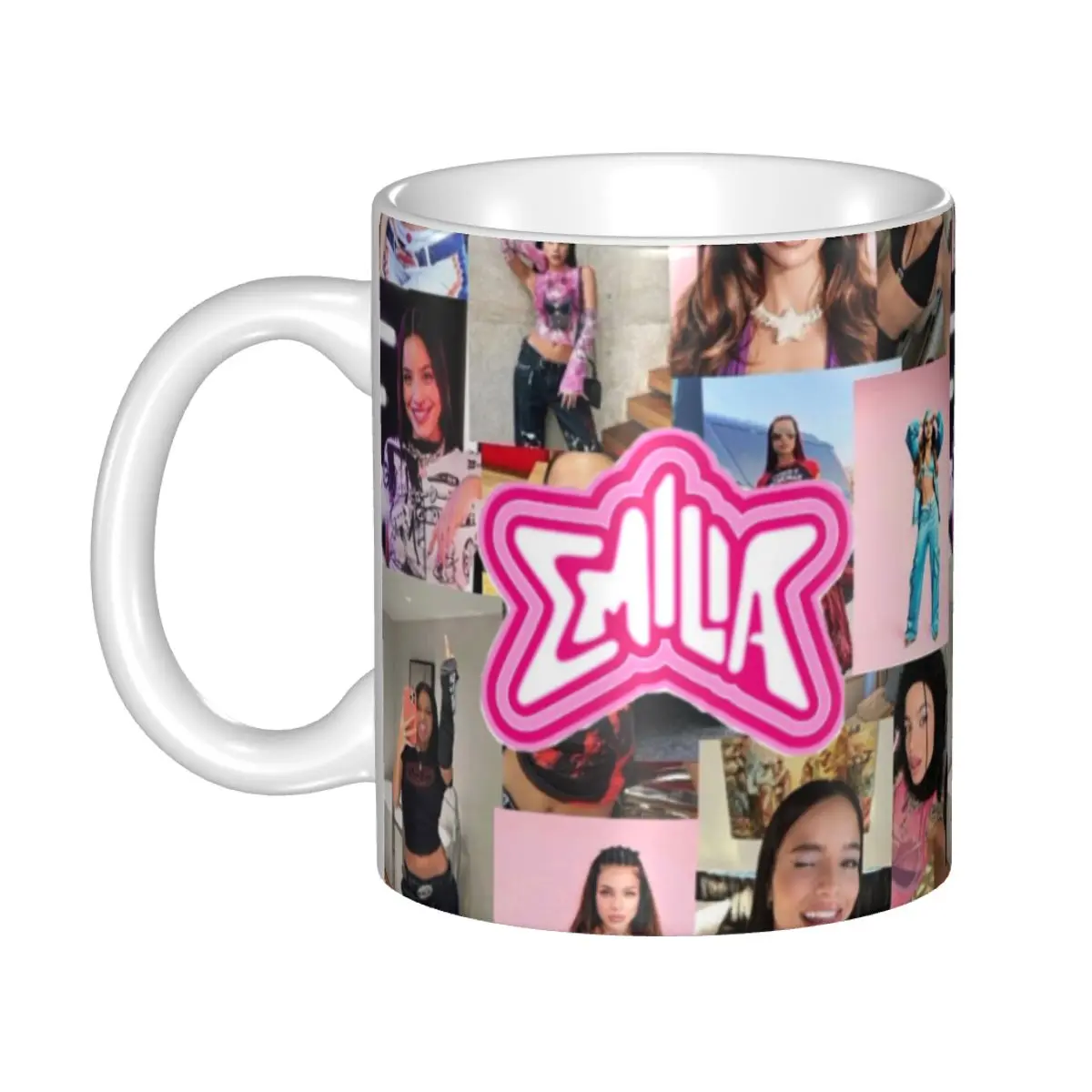 

Argentine Singer Emilia Mernes Coffee Mug DIY Personalized Ceramic Mug Cup Creative Gift