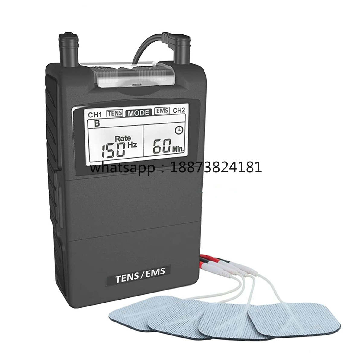 Tens Machine Ems and Reduce Period Relief Muscle Pain Device Electric Pulse Back Waist Massager Profesional Physiotherapy fast s