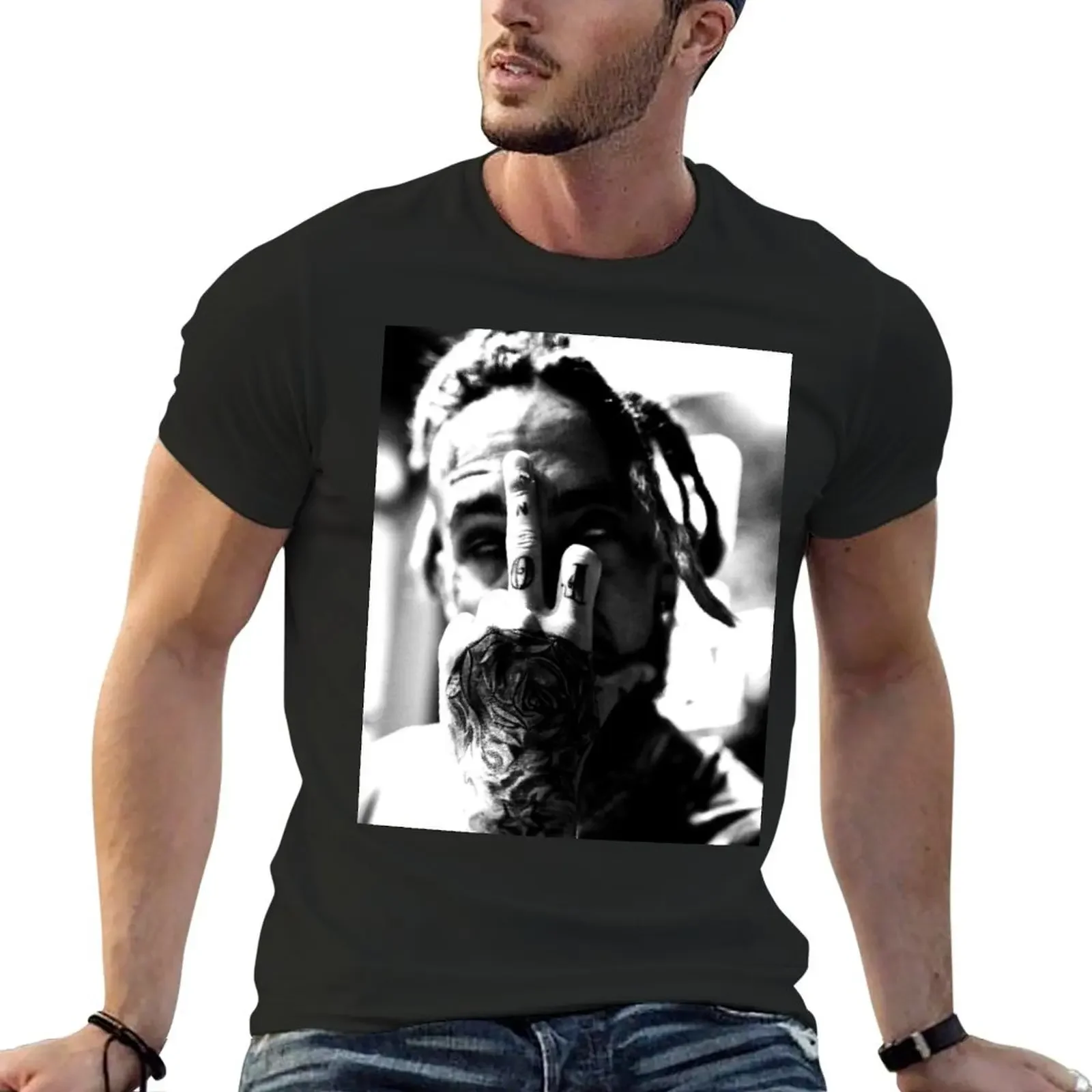 $ crim face-L G59 T-Shirt Louboutins Short sleeve tee plain t shirts men