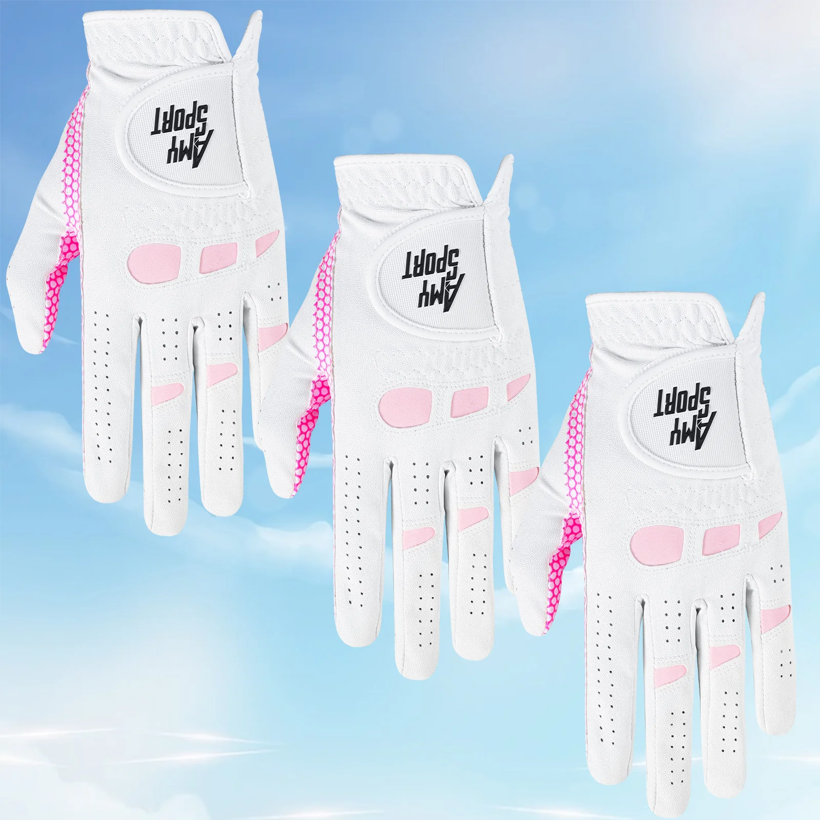 

Golf Gloves Womens Ladies 3/6 Pack Glove Left Hand Right Hand, Wet Hot Cool Rain Grip Weathersof All Weather