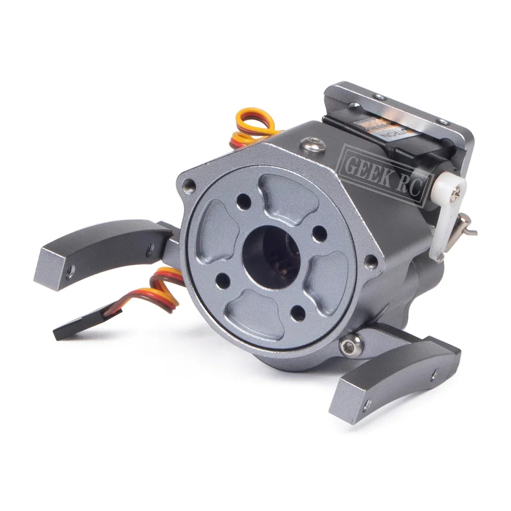 Front Motor 2 Speed Transmission Metal Planetary Gearbox Transfer Case for 1/10 RC Crawler Car Axial SCX10 & SCX10 II 90046