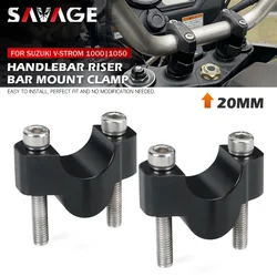 For SUZUKI V-Strom 1000 1050/XT Motorcycle Handlebar Riser Bar Mount DL1050 DL1000 DL 1000XT 1050XT Handle Clamp Handle Bar Rise