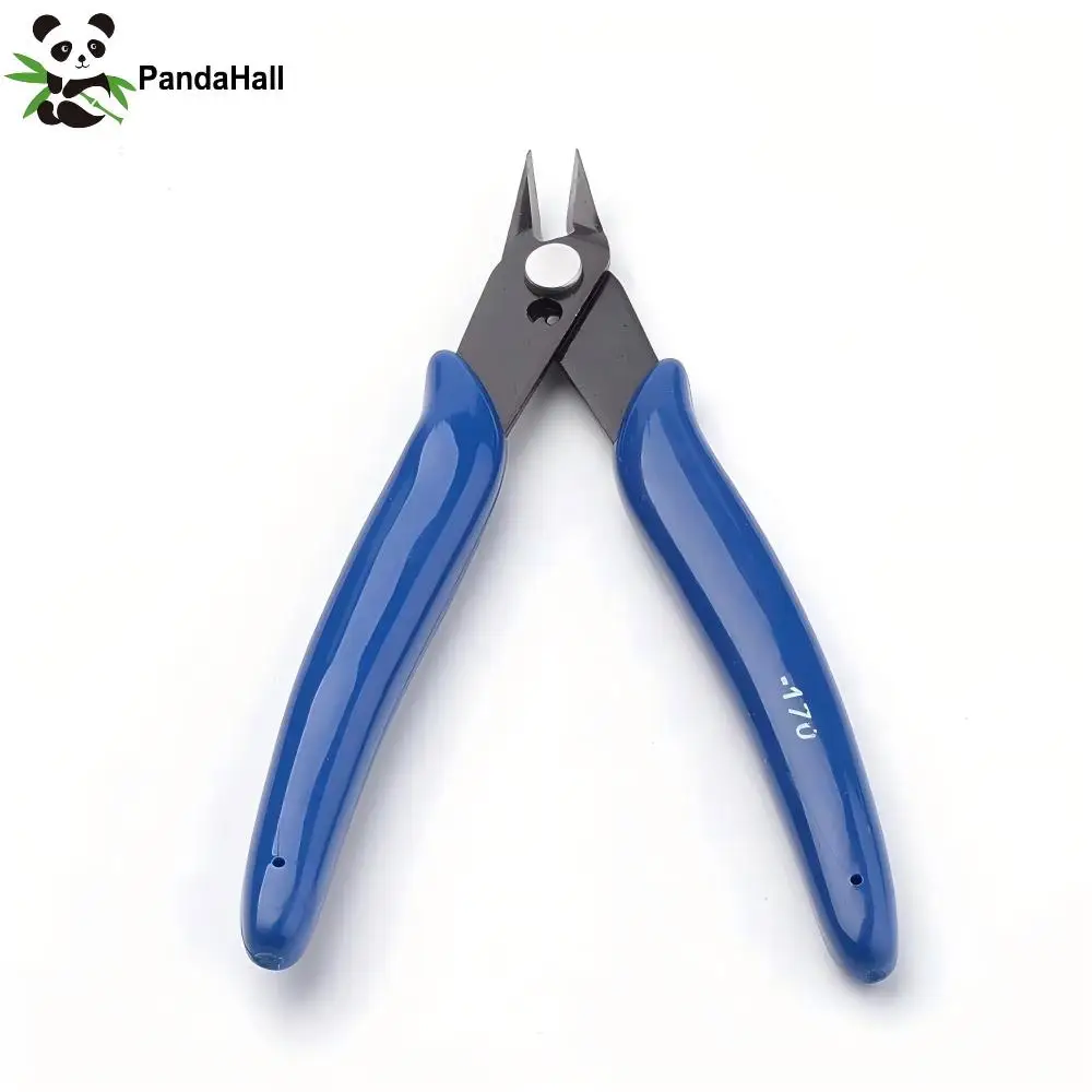 PandaHall 45# Steel  Jewelry Pliers Polishing Side Cutting Plier Jewelry Making Tools For DIY Jewelry