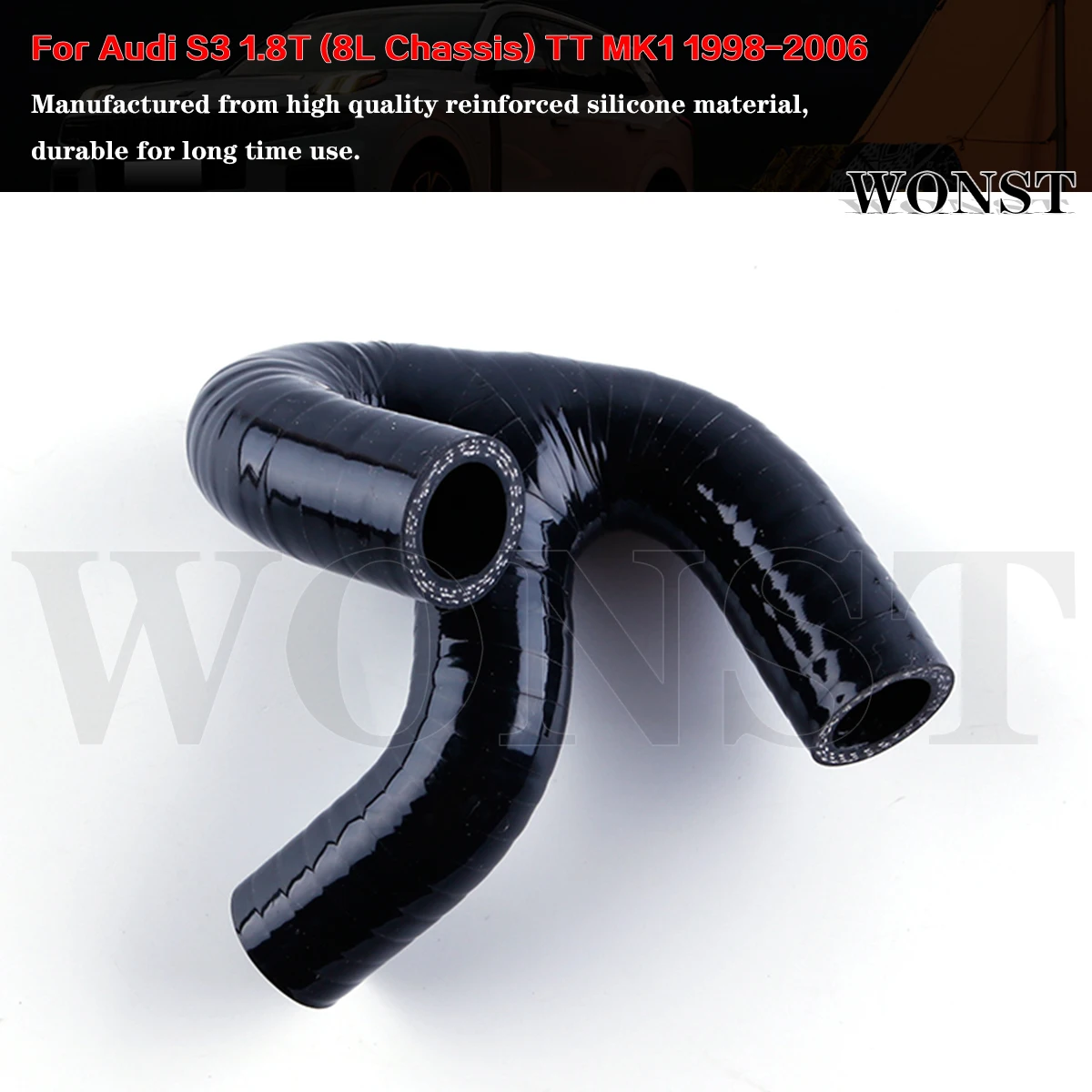 

Silicone Radiator Coolant Hose Kit For Audi S3 1.8T 8L Chassis & TT MK1 1998-2006 High Temp Resistant Replacement Hose Set