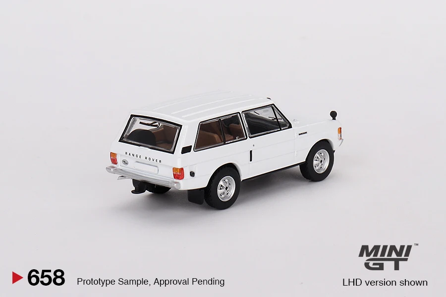 MINIGT 1/64 Davos Off Road Vehicle White Alloy Car Model 658#