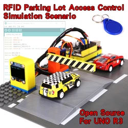 Rfid Parkeerplaats Toegangscontrole Systeem Scène Simulatie Arduino Onderwijs Model Stamschool Wetenschap Nfc Rfid Module Rc522 Mfrc