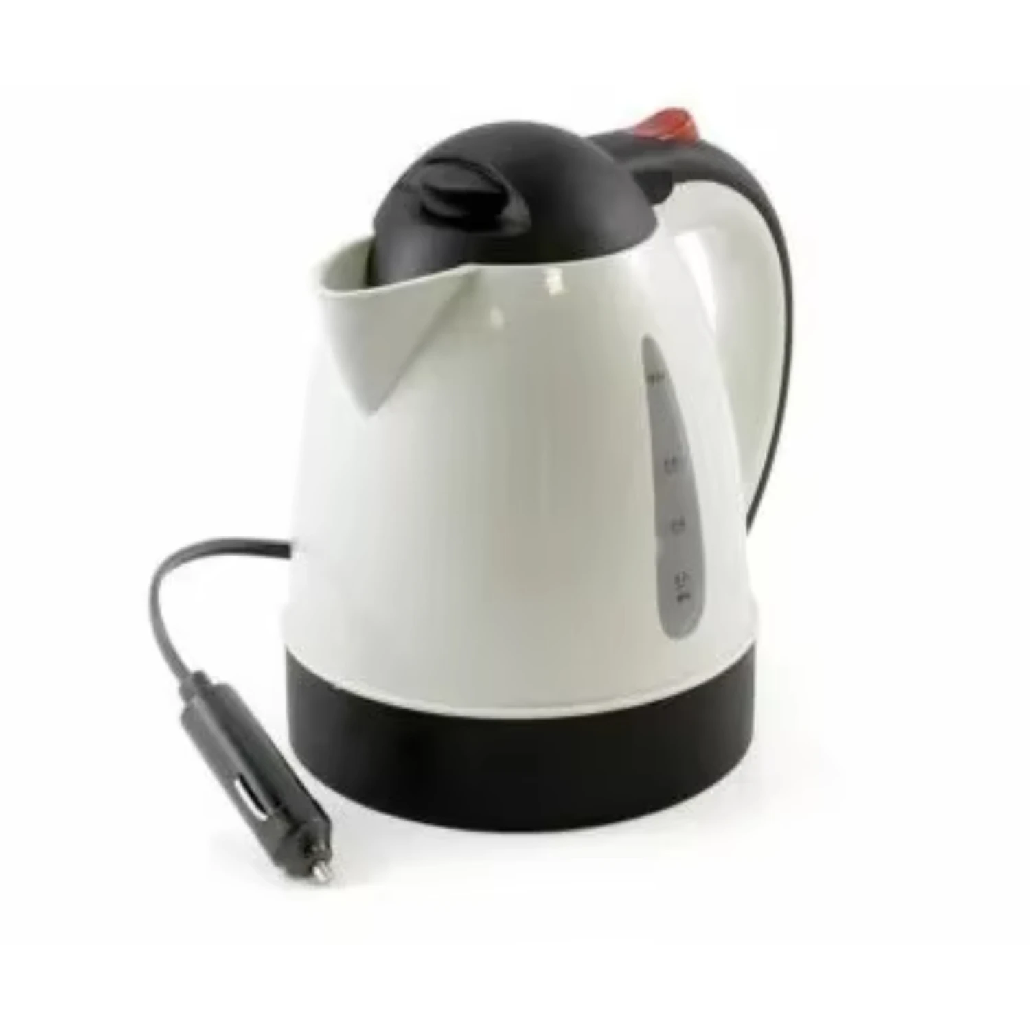 Hervidor de agua portátil de viaje de gran capacidad, tetera de café para camión, 12V, 24V, 1L