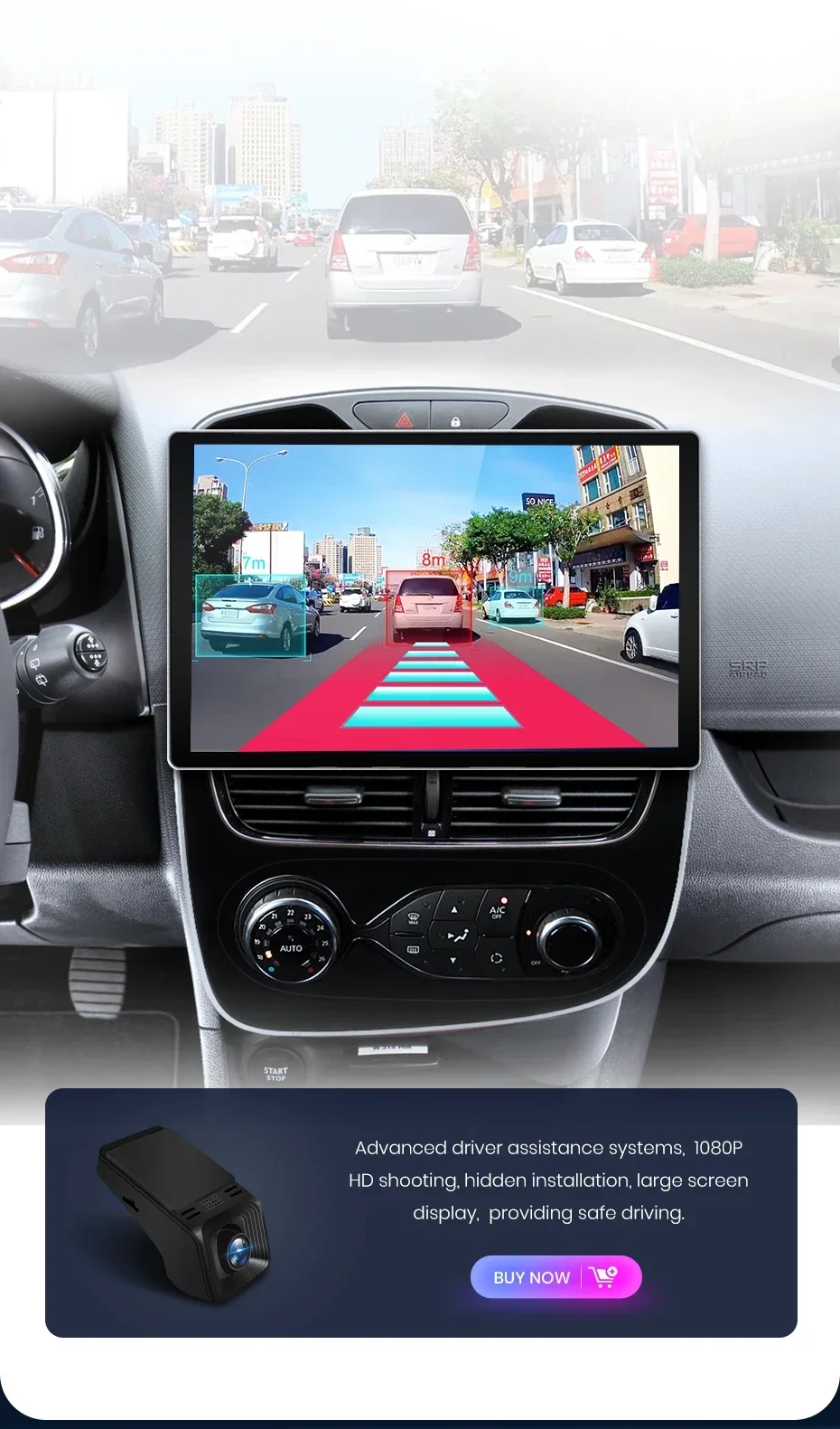 2K QLED Bildschirm Auto Radio Für Renault Clio 4 ZOE 2012-2019 Drahtlose CarPlay Android Auto Multimedia autoradi – Detail 24