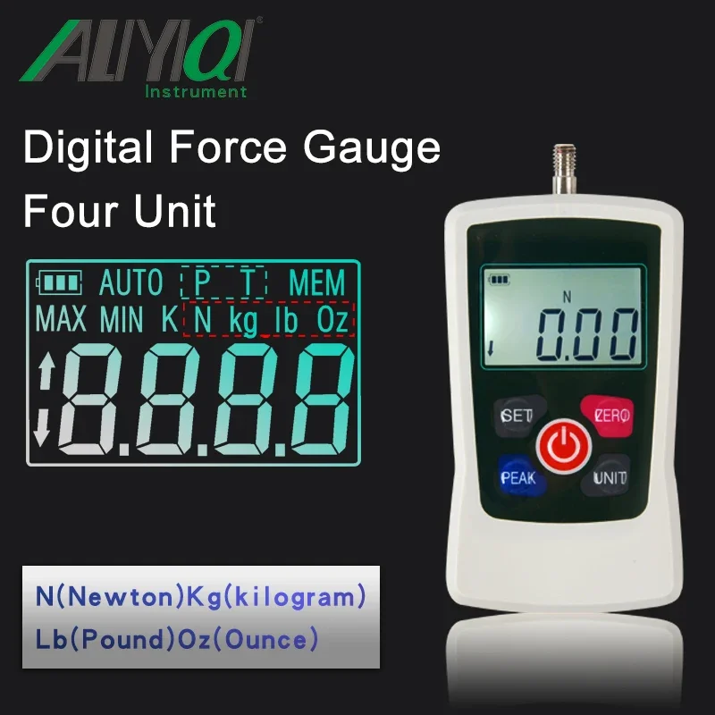 

Digital Force Gauge Push Pull Gauge Portable Push Pull Tester Measuring Instrument Dynamometer Force Test Equipment