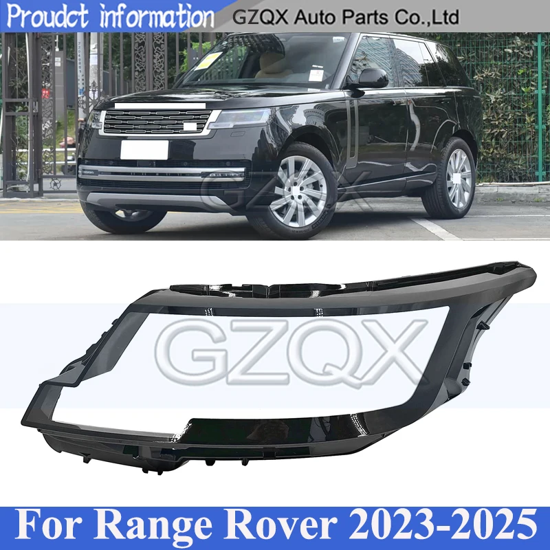 CAPQX Front Headlight Cover Shell Shade For Land Rover Range Rover Executive 2023-2025 Head Lamp Glass Head Light Cover Lens