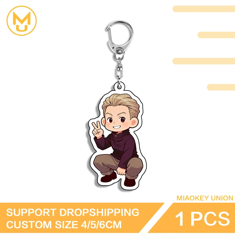 Hakari Kinji Acrylic Keyring NSFW Novelty Unique Car Backpacks Accessories Unique Jewelry DIY Decoration For Keepsake Gift