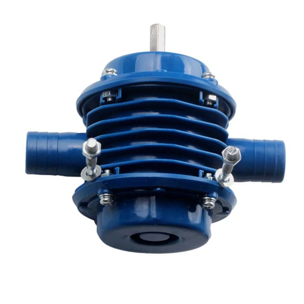 Centrifuga a olio 12,5 * 10,77 * 7,89 cm Sostituzione della pompa dell'acqua in metallo blu Trapano autoadescante Parti di facile installazione