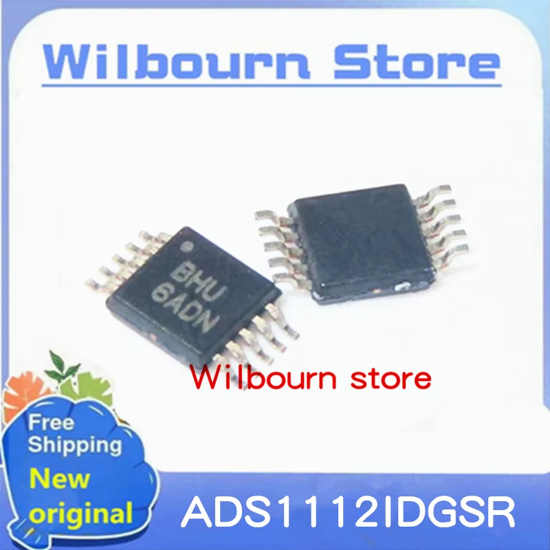 

100% новый оригинальный 10 шт. ~ 50 шт./лот 100% новый ADS1112IDGSR ADS1112IDGST ADS1112IDGS BHU MSOP10 чип преобразователя