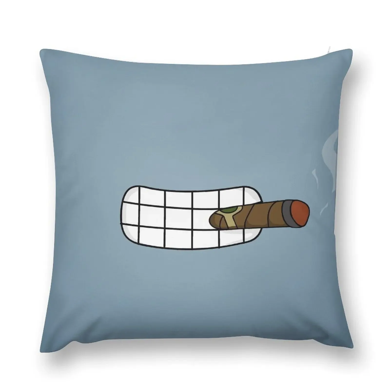 

Bender smoking cigar Throw Pillow Decorative Sofa Cushions Decorative Cushions Pillowcases pillow