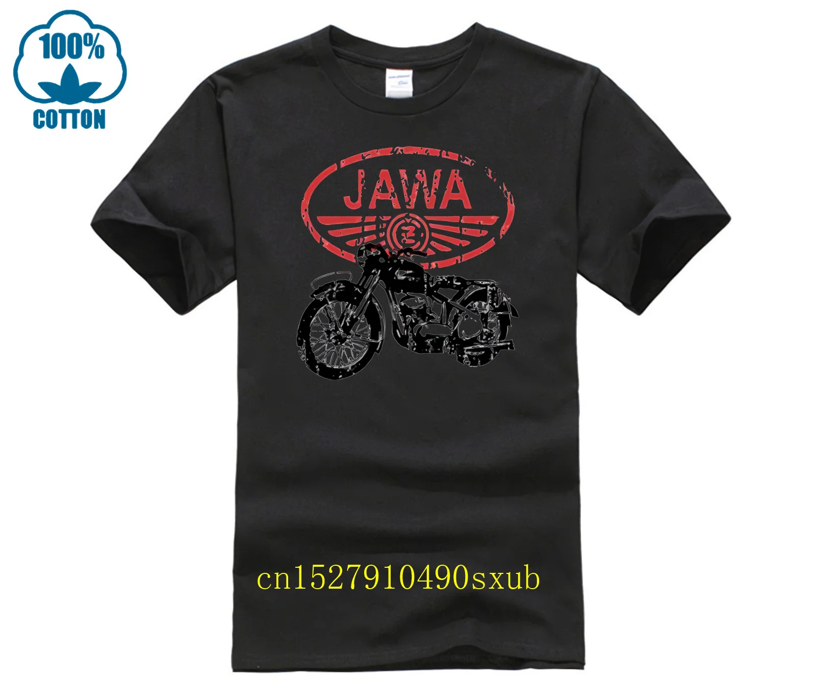 メンズ半袖Tシャツ,ジャワZクラシックczecバイクTシャツ