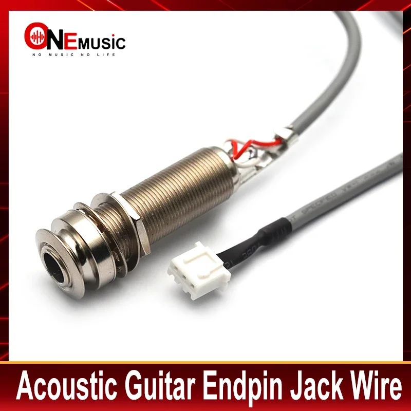 Gitara akustyczna Endpin Jack Wire 6.35 Pin Jack Socket 3-pinowy wtyk