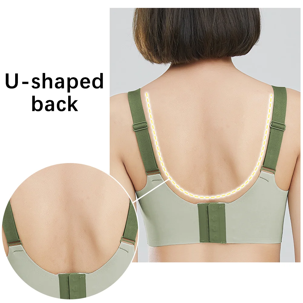 Seamless Bra Comfort Lingerie Women Sports Padded Tops Sexy Wireless No Steel Underwear Soft Bralette Support Bra Thin Intimates