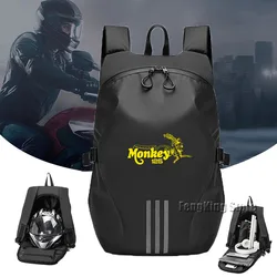 For Honda Monkey 125 z125    Knight backpack motorcycle helmet bag travel equipment waterproof and large capacity