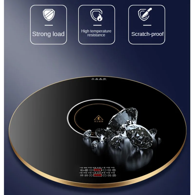 Dining Table Heating Mat Rotating Plate Induction Cooker Hot Pot Dishes Warming Plate Food Dishes Warming Keeping Plate