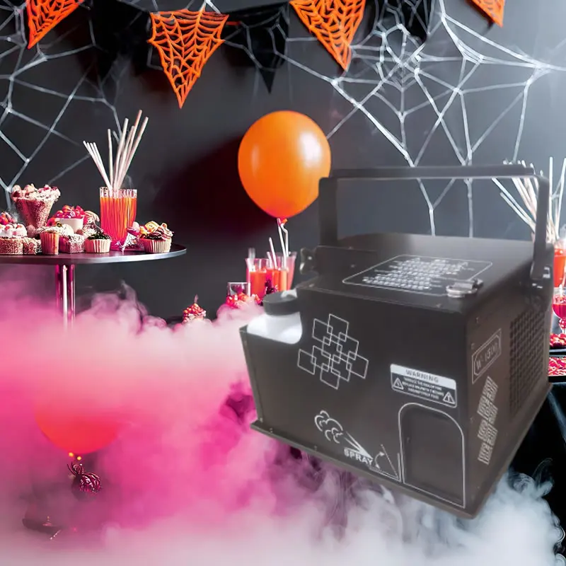 

New 1500W Smoke Haze Machine Stage Effect Fog Spraying Machine DMX Remote Control DJ Wedding Film Crew Forest Mist Effect Fogger