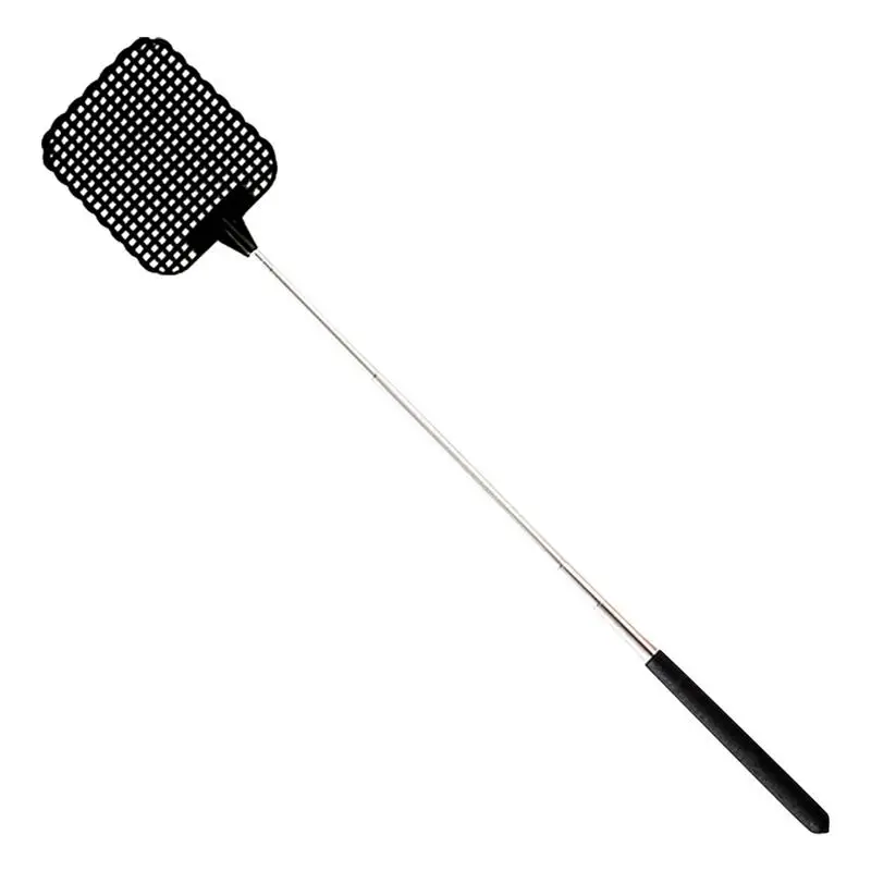 Long Handle Fly Swatter Indoor Manual Fly Swatter Retractable Design Fly Swatting Tool For Bedroom Living Room Home And