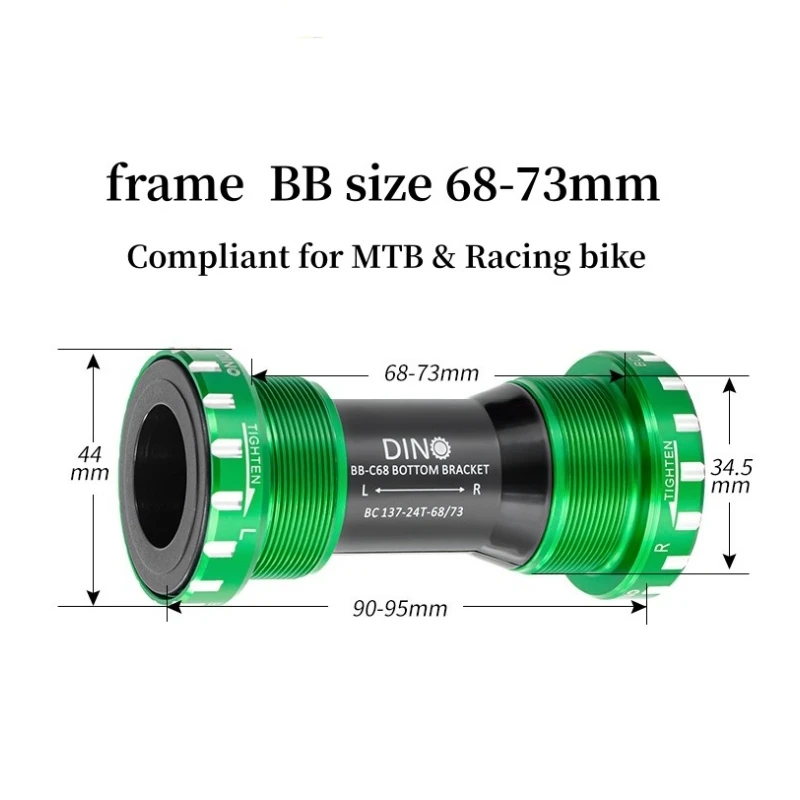 MTB ROAD BIKE BB SHELL CERAMIC BALL BEARING BB Shell 68mm 73mm BOTTOM BRACKETS Applicable to X5 X0 XT R8000