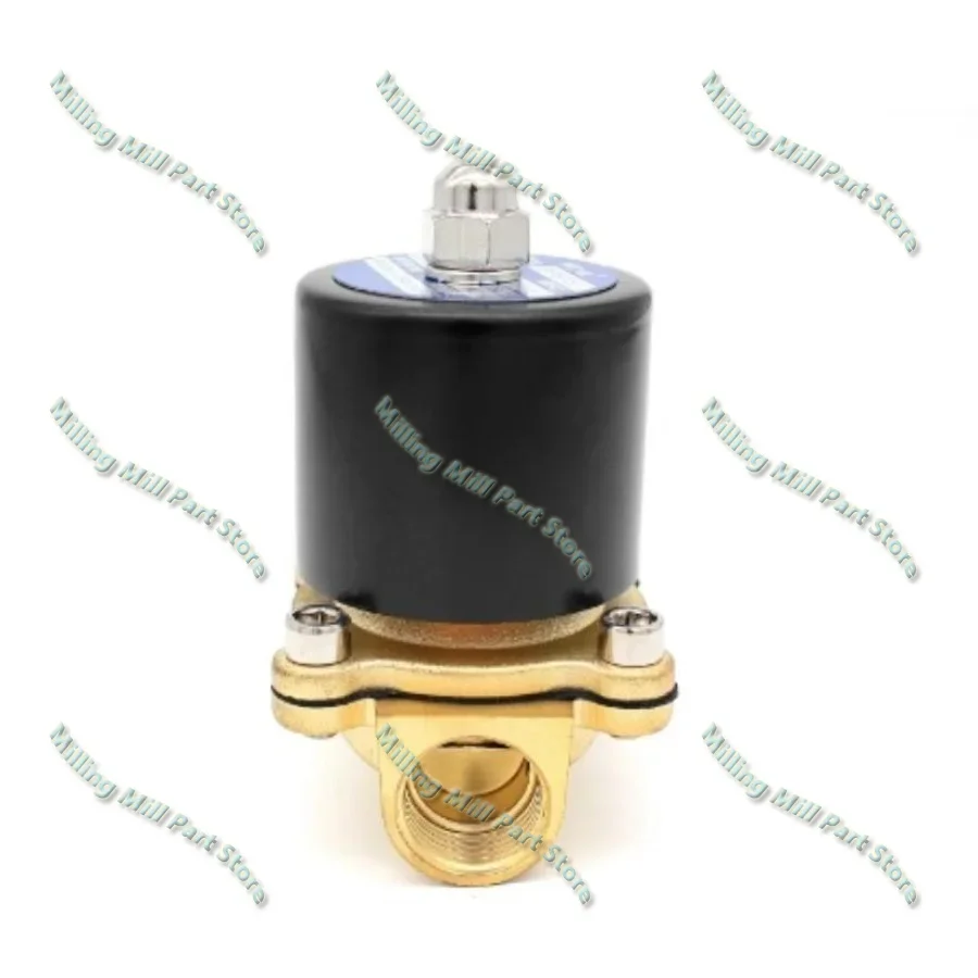 วาล์วน้ำไฟฟ้าทองเหลือง1/4 ''3/8'1/2'3/4 "1" DC12V DC24V AC220V 110V ปกติปิดวาล์วน้ำสำหรับอากาศน้ำมันน้ำ