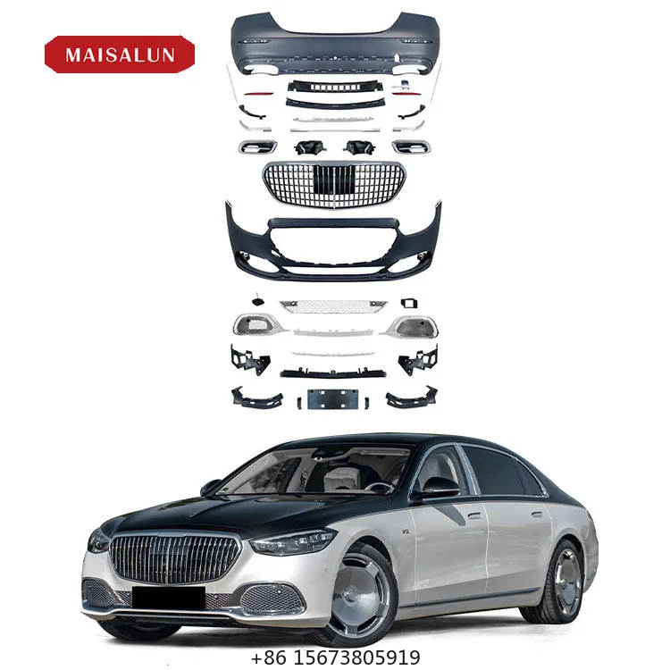 Tuning W213 M Style Body Kit for  E-Class W213 M Style 2021-IN Front Bumper Diffuser Exhaust Tips